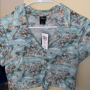 Disney Peter Pan cropped top